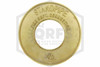 FDC Identification Plate | 4 in. | Round | Standpipe | Cast Brass | QRFS | Hero