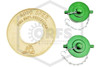 Exposed FDC | Angled | Double Clapper | Auto Spkr | 4 in. x 3 in. x 3 in. NYFD | Cast Brass | QRFS™ | Accessories