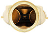 Exposed FDC | Straight | Double Clapper | Auto Spkr | 4 in. x 3 in. x 3 in. NYFD | Cast Brass | QRFS™ | Inside