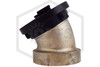 Storz FDC | Angled | 5 in. Storz x 6 in. F NPT