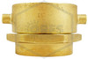 Snoot and Swivel | 2-1/2 in. FNPT x NST | Cast Brass | QRFS™ | Side Image 2