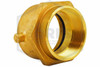 Snoot and Swivel | 3 in. FNPT x NYFD | Cast Brass | QRFS™ | Side Image 1