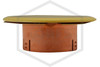 Senju™ RC Beige Push On 140F 004-0671 Side | QRFS™