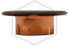 Senju™ RC Dark Walnut Push On 140F 004-0690 Side | QRFS™
