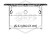 Tyco™ Model A (Central) Cover Plate | Grey White | 135F | 3-5/8 in. OD | 832