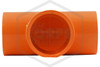 Bottom Inlet View of 1 1/4" (31.75 mm) CPVC Slip x Slip x Slip Tee | Sprinkler Pipe Fitting