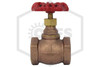 Globe Valve | 1 in. | Brass | 200 WOG | Side Image | QRFS™