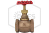 Globe Valve | 1-1/2 in. | Brass | 200 WOG | Side Image | QRFS