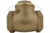 Swing Check Valve | 2 in. NPT x NPT | Brass | 200 PSI | Other Side Image | QRFS