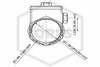 Swing Check Valve | 2 in. NPT x NPT | Brass | 200 PSI | Connection Dimensions Image | QRFS™