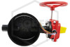Butterfly Valve with Tamper Switch | 8 in. | Grooved | 300 PSI | QRFS | Side Image