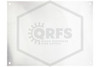 Fire Sprinkler Riser Sign | 9 in. x 7 in. | White w/ Red Letters | Back