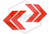 Exit Sign | Photoluminescent | Red on White | 16 in. x 9-1/2 in.