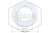 Pipe Wall Plate | Plastic | White | 2-1/2 in. IPS | 3 in. Inner Diameter | Measurements