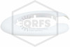 Pipe Wall Plate | Plastic | White | 3 in. IPS | 3-3/8 in. Inner Diameter | Split
