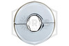 Pipe Wall Plate | Metal | Chrome | 1/2 in. IPS | 1 in. Inner Diameter | Side
