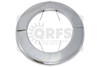 Pipe Wall Plate | Metal | Chrome | 4 in. IPS | 4-1/2 in. Inner Diameter | Hero