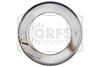 Pipe Wall Plate | Metal | Chrome | 8 in. IPS | 8-3/4 in. Inner Diameter | Back