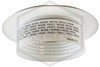 Viking™ E-2 Escutcheon | White Polyester | 1/2 in. Sprinkler | QRFS™ | Label 3