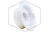 Viking® F-1 Escutcheon | White Polyester | 1/2 in. Sprinkler | QRFS | Hero