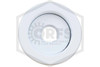 Viking® F-1 Escutcheon | White Polyester | 1/2 in. Sprinkler | QRFS | Top