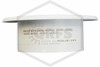Viking™ NP-1 Escutcheon | White Polyester | 1/2 in. Sprinkler | QRFS™ | Label