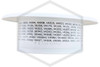 Viking™ E-1 Escutcheon | White  | 1/2 in. Sprinkler | QRFS™ | Label 2