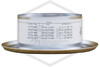 Tyco™ Style 15 Escutcheon | Chrome | 1/2 in. Sprinkler | QRFS™ | Label 1