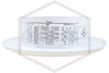 Tyco™ Style 20 Escutcheon | White | 1/2 in. Sprinkler | QRFS™ | Label 2
