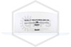 Senju™ D1 Recessed Escutcheon | White | 1/2 in. Sprinkler | 004-1310