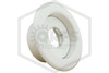 Reliable® F1 Escutcheon | White | 1/2 in. Sprinkler | QRFS | Hero