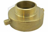 Angle Valve Reducer | 2-1/2 in. FNST x 1-1/2 in. MNST | Cast Brass | QRFS | Side Image