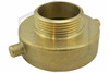 Angle Valve Reducer | 2-1/2 in. FNST x 1-1/2 in. MNST | Cast Brass | QRFS™ | Side Image