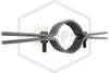 Globe Pipe Hanger Riser Clamp | 2-1/2 in.