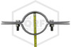 Globe Pipe Hanger Riser Clamp | 4 in.