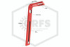 Post Indicator Valve (PIV) Wrench | Universal | Adj. Tamper Proof Slide Nut | Meaurements