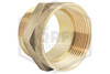 Brass Hex Adapter | 1-1/2 in. | F NPT  x  M NPSH