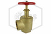 Hose Angle Valve | 2-1/2 in. FNPT x FNPT | Cast Brass | 300 PSI | Hero Image | QRFS™