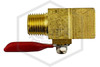 Bleeder Valve for Test Caps | Single Ball | 1/4 in. NPT | QRFS™ | Top