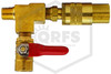 Bleeder Valve for Test Caps | Single Ball | 1/4 in. NPT | Quick Disconnect | QRFS™ | Side