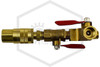 Bleeder Valve for Test Caps | Double Ball | 1/4 in. NPT | Quick Disconnect | QRFS™ | Bottom