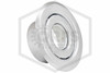 Two Piece Escutcheon | Recessed | Chrome | 3/4 in. Sprinkler | Hero