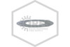 Fire Sprinkler Trim Ring | 4-1/2 in. OD. | 2-2/5 in. Hole | Chrome | Side | QRFS™