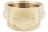 Brass Hex Adapter | 2-1/2 in. | F NPT x F NST