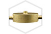 Brass Cap and Chain | 2-1/2 in. NST | Cast Brass | QRFS™ | Side Image