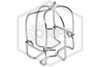 Non-Recessed Sprinkler Head Guard | Upright/Pendent/Sidewall | Chrome | QRFS™ | Hero