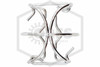 Non-Recessed Sprinkler Head Guard | Upright/Pendent/Sidewall | Chrome | QRFS™ | Top