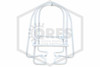 Non-Recessed Sprinkler Head Guard | Upright/Pendent/Sidewall | White | QRFS™ | Side