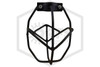 Heavy Duty Head Guard | Vertical Mount | Black | Front Image | QRFS™