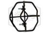 Heavy Duty Head Guard | Vertical Mount | Black | Clamps Image | QRFS™